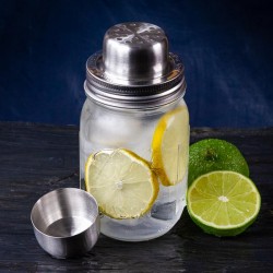 SHAKER MASON JAR Ball 16oz