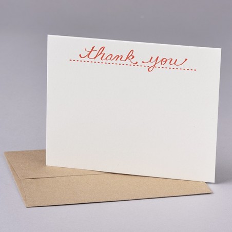 Carte THANK YOU x12 made in USA