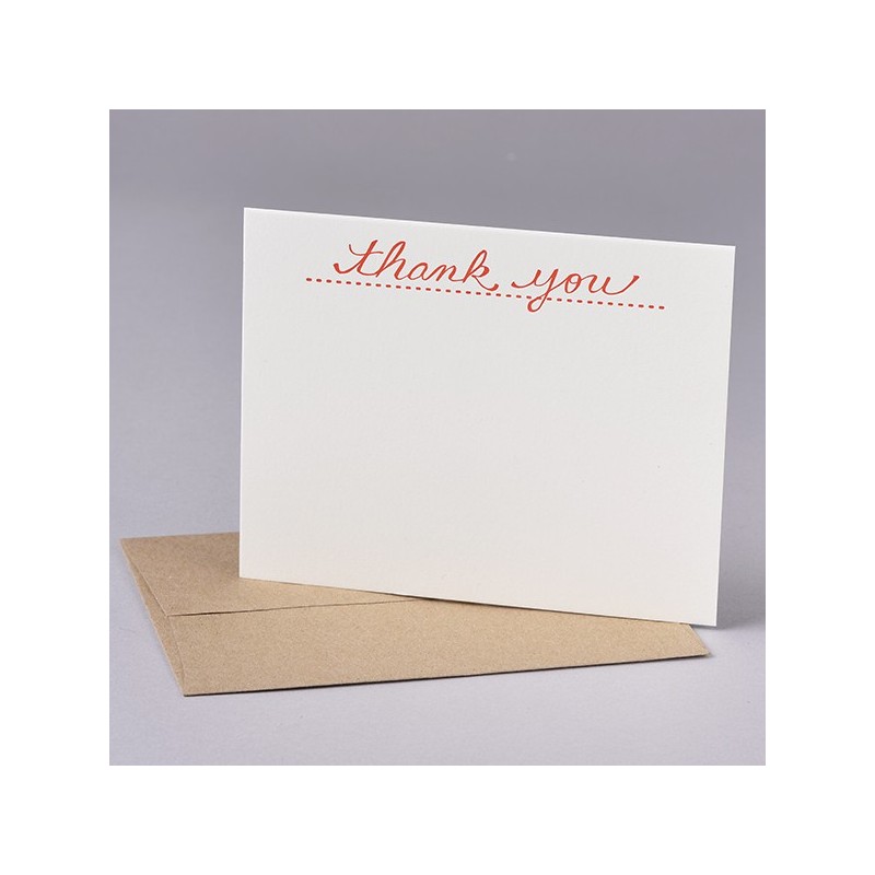 Carte THANK YOU x12 made in USA