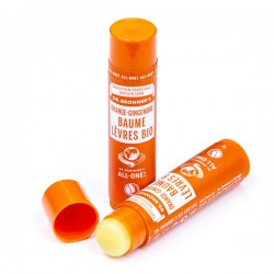 ORGANIC LIP BALMS Orange Ginger - Dr Bronner's- made in USA