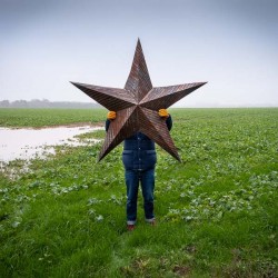 AMISH TIN BARN STAR BLACK made in USA