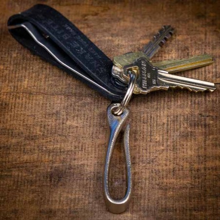 NICKEL KEY LOOP POCKET CLIP - Made in USA