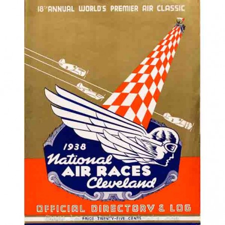 National AIR RACES Cleveland 1938 Bandana - made in USA