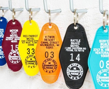 Americain Motel Key Fobs